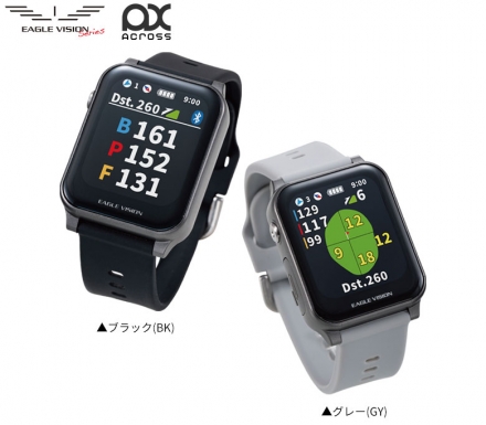 朝日ゴルフ イーグルビジョン アクロス 腕時計型 GPSナビ EV-539 ブラック(BK)