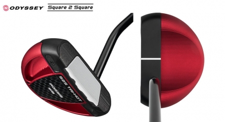 USモデルオデッセイ Square 2 Square TRI-HOT ROSSIE SB パター ストロークラボ120 ブラック スチールシャフト シングルベント 33インチ