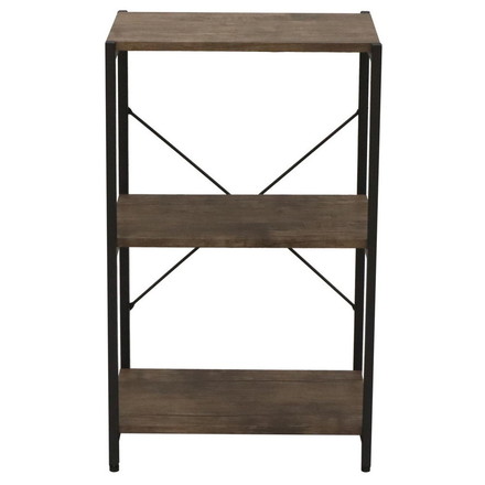 オープンラック スリム 3段 幅42.2cm バルネ ヴィンテージ調 ラック スチールラック 3段ラック 三段ラック