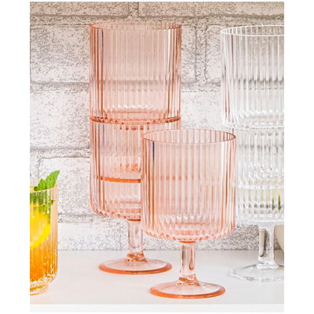 メサ タンブラー 300ml ピンク JMSTB100MTPK ABODE Homeware MS樹脂 7.5×7.5×9cm 300ml 0~80℃ 食洗機対応 耐衝撃性 割れにくいグラス 日本国内限定サイズ
