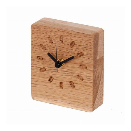 Latree(ラトレ) TIMEシリーズ 無垢の小さい時計 ピット 天然木 無垢 木製 オイル仕上げ 高級感 飛騨家具