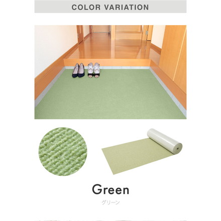 日本製 サンコー おくだけ吸着 滑り止め ロングマット 60×300cm 厚さ4mm ペット用 犬用 猫用 ライトグレー