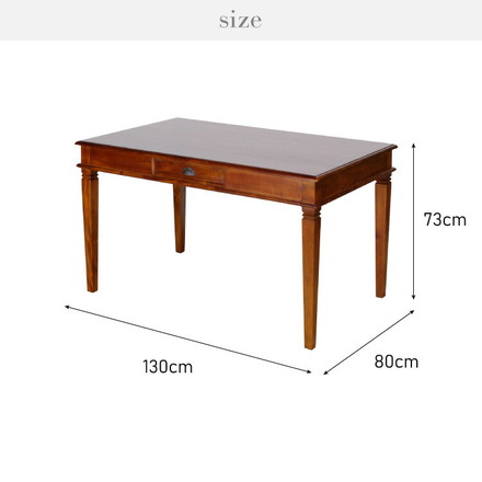 ダイニングテーブル 幅130cm 高級品 北欧 ヴィンテージ 天然木 マホガ二ー