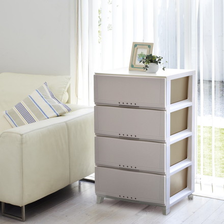 天馬 プロフィックス ルームケース 5404 カプチーノ 衣類収納 収納ケース チェスト クローゼット収納