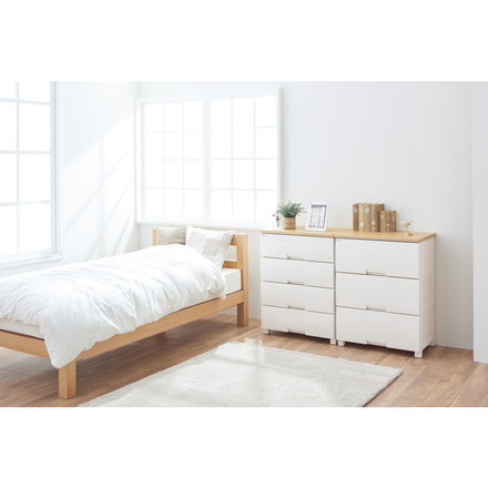 天馬 フィッツプラス 脚タイプ F6533D メ-プル 衣類収納 収納ケース チェスト クローゼット収納 押し入れ収納