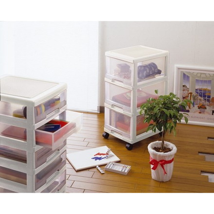 天馬 ユニフィット深3段 カプチーノ 衣類収納 収納ケース チェスト クローゼット収納 押し入れ収納 押入れ収納