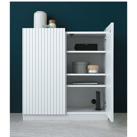 アランキャビネット ALN77-72C WH ホワイト キャビネット 幅72cm サイドボード チェスト