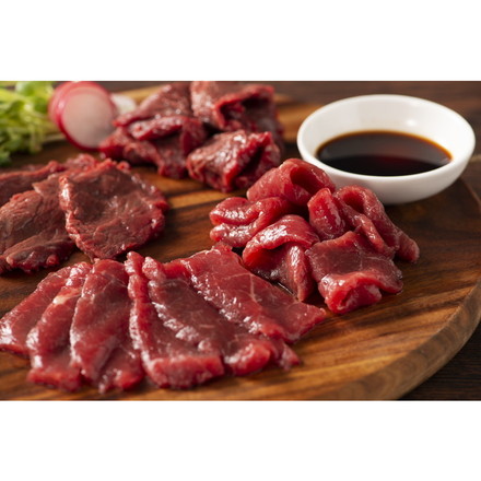 熊本 フジチク ふじ馬さし赤身食べ比べ 80g×2 計160g 冷凍