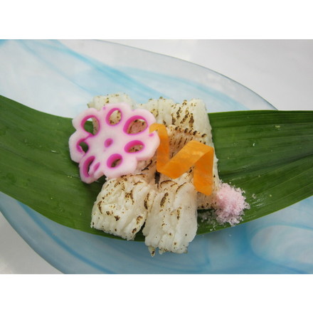 徳島 「吟月」 天然はも湯引きと炙り詰合せ はも湯引き50g×3、梅肉10g×3、あぶり鱧50g×3、梅塩5g×3