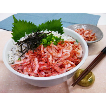 静岡 釜揚げ桜えび&しらす 釜揚げ桜えび80ｇ×2、ゆでしらす130ｇ×2