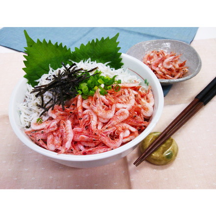 静岡 「石原水産」 駿河湾産 釜揚げ桜えび&しらすセット 釜揚げ桜えび80g×7、ゆでしらす130g×7