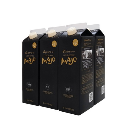 ミカド珈琲 MAJOリキッドコーヒー無糖 6本セット C-30