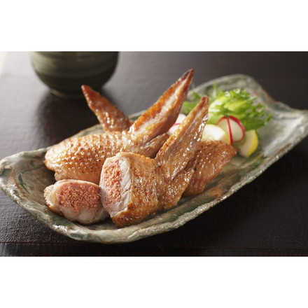福岡 「さかえや」手羽先明太 餃子セット 手羽先明太子10本入り×1、手羽先餃子10本入り×1