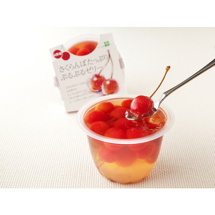 さくらんぼ&ラフランスぷるぷるゼリーセット さくらんぼぷるぷるゼリー240ｇ×4、ラフランスぷるぷるゼリー240ｇ×4