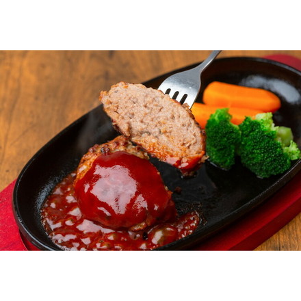 大阪 焼肉はらだ本店 黒毛和牛焼きハンバーグ5個