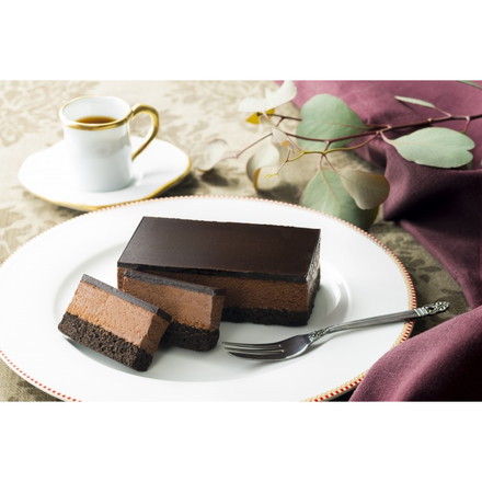 五島軒 ベルギーチョコレートケーキ 2個セット チョコケーキ 冷凍ケーキ ベルギーチョコ チョコレートムース 北海道グルメ