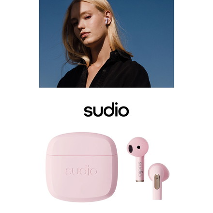 【国内正規品】 sudio N2 完全ワイヤレスイヤホン オープンイヤー bluetooth 長時間 ANC ノイズキャンセリング パープル