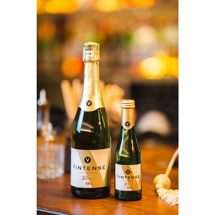 【12本セット】ヴィンテンス スパークリング ブラン ミニ 200ml VINTENSE ノンアルコール ワイン スパークリング ベルギー 泡 白 ブラン 飲みきり 輸入ワイン 海外ワイン まとめ買い まとめ売り