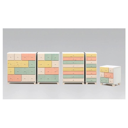 チェスト 幅58cm 高さ82cm 【国産 大川家具 完成品】 無垢材 収納 タンス パイン材 日本製 木製 衣類