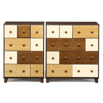 チェスト 幅58cm 高さ82cm 【国産 大川家具 完成品】 無垢材 収納 タンス 桐材 日本製 木製 衣類