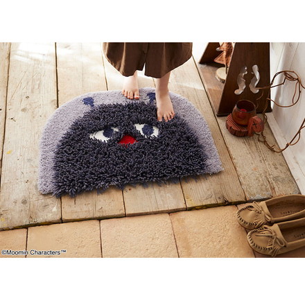 マット 日本製 45×60cm ムーミン MOOMIN MOJYA MOJYASTINKY MAT モジャモジャ スティンキーマット ラグマット 玄関マット