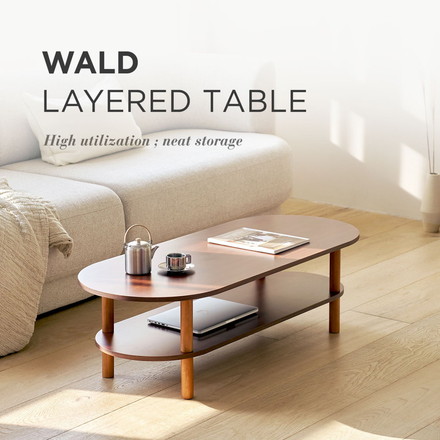 roomnhome センターテーブル バルト棚付テーブル 100cm 棚付きテーブル 引き出し付き