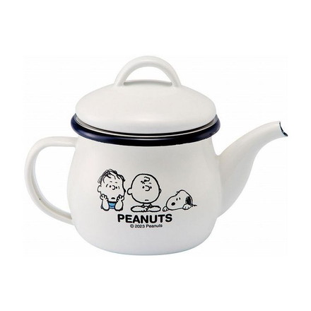 ホーロー ティーポット ブレイクタイムシリーズ スヌーピー ピーナッツ かわいい キッチン ポット ケトル SNOOPY