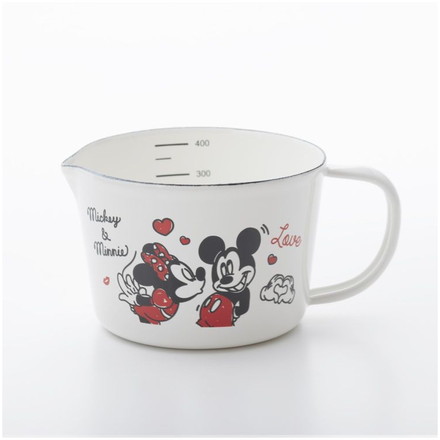 ホーロー メジャーカップ・S ミッキー ミニー Shake handsシリーズ 琺瑯 ディズニー かわいい 一人暮らし キッチン