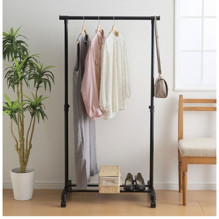 シンプルハンガーラック 洋服掛け 室内 物置 収納 整理棚 カバン置き 靴置き 一人暮らし 新生活 帽子 モダン 寝室 リビング 玄関 おしゃれ 子供部屋 オフィス 衣類ハンガーラック 玄関収納