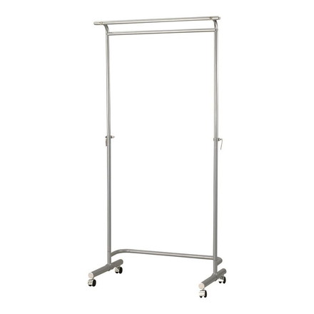 パイプハンガー 耐荷重40kg マイティハンガー 2段 シルバー シンプルハンガー 家庭用 ハンガー