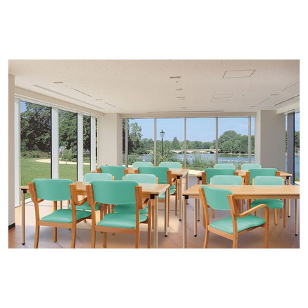 テーブル 180×75cm オールラウンドテーブル 福祉介護用 机 テーブル