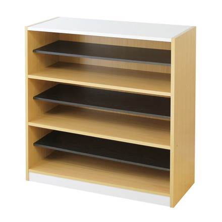 下駄箱 1列×3段 9人用 フリーラック スリッパラック シューズボックス シューズラックオープン 6足 棚板可動式