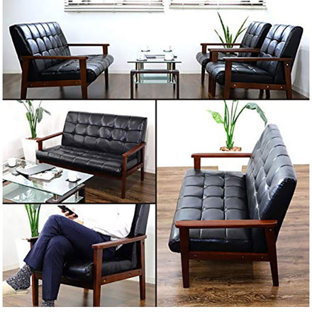 応接ソファセット 4人用 アニータ 4点セット 1人掛けソファ×4台 応接用ソファ ロビーチェア 待合室 椅子 業務用