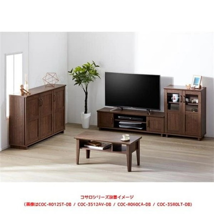 コサロ テーブル ロ―テーブル センターテーブル 幅79 奥行き39.1 コンパクト 木目調 北欧 アンティーク ヴィンテージ 和室