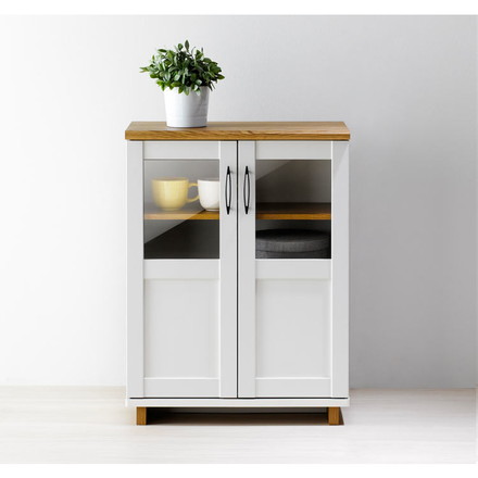 キャビネット シュエット ホワイト 家具 インテリア シンプル SUA-8060CA