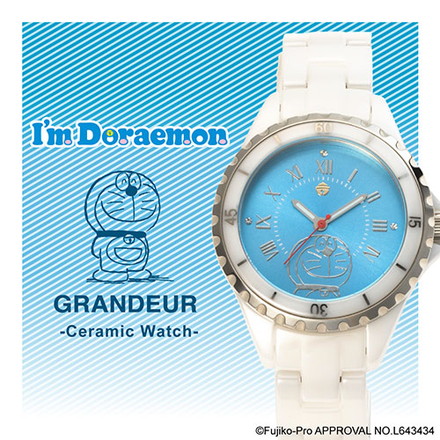 GRANDEUR I'm Doraemon ドラえもん セラミック腕時計 GCC004D1 雑貨