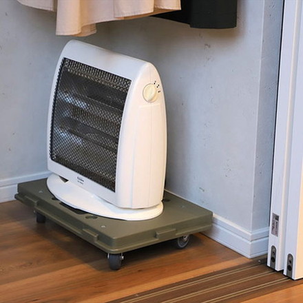 日東 ホームキャリー オリーブドラブ HC-OD 台車 室内用台車 エラストマー キャスター