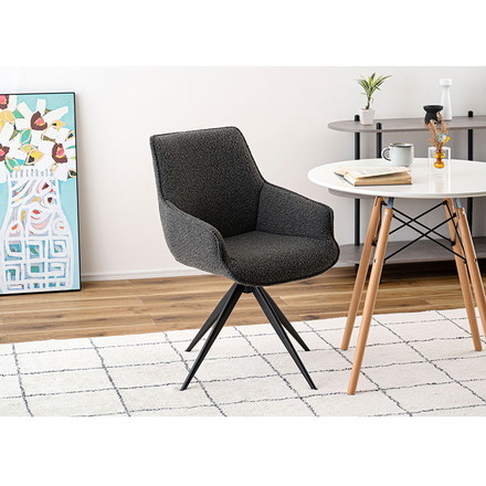 回転アームチェア PC-182 東谷 チェア 回転 ダイニングチェア パーソナルチェア デスクチェア イス 椅子