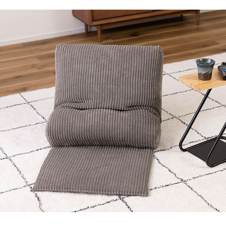 座椅子 クッションチェア コーデュロイ スマホソファ こたつソファ 座いす リクライニング フロアチェア クッション 背もたれ