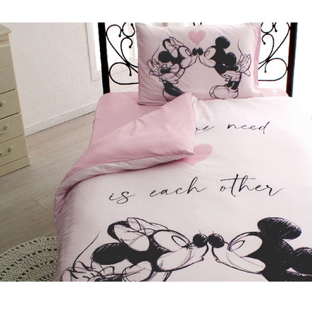 ミッキー ミニー キャラクター 布団カバー3点セット シングル Disneyzone ディズニー 布団カバー