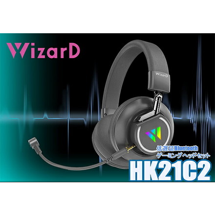 I-CHAIN WizarD ワイヤレスゲーミングヘッドセット マイク 着脱可能 Bluetooth5.1 HK21C2