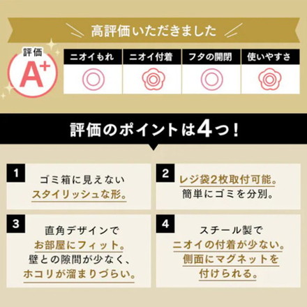 ESCO エスコ 45L ダストボックス(黒) EA995A-364