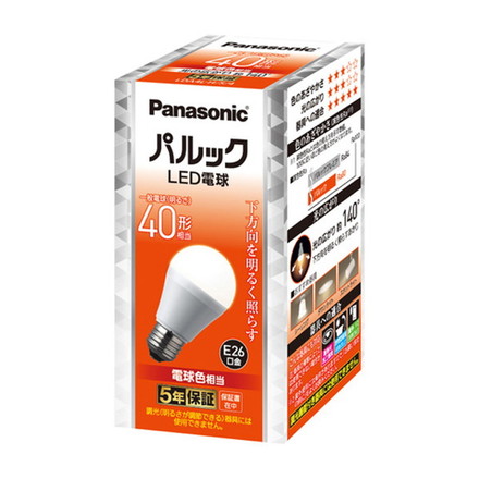 ESCO エスコ AC100V/ 4.4W/E26 電球/LED(電球色) EA758XR-106AE