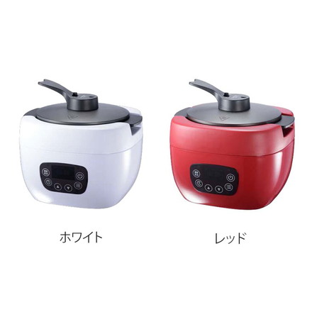 4合炊き 炊飯器 スロークッカー HCN-200 ホワイト