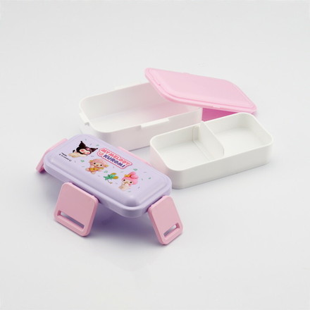 マイメロディ&クロミ Netflix 弁当箱 ランチボックス ランチ 大人 子供 二段 仕切り 食洗機 レンジ 対応 小学生 C872 かわいい PFLW4 キャラクター スケーター skater