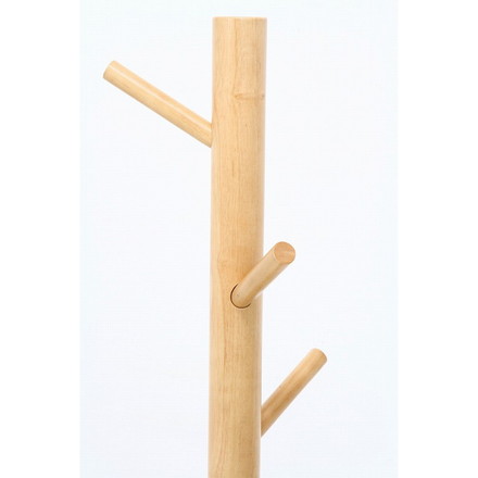 超極太ポールハンガー LOG W510×D440×H1510mm ラバーウッド おしゃれ ナチュラル