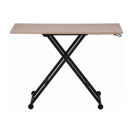 昇降テーブル ホワイト 幅100cm 奥行55cm 高さ12~70cm