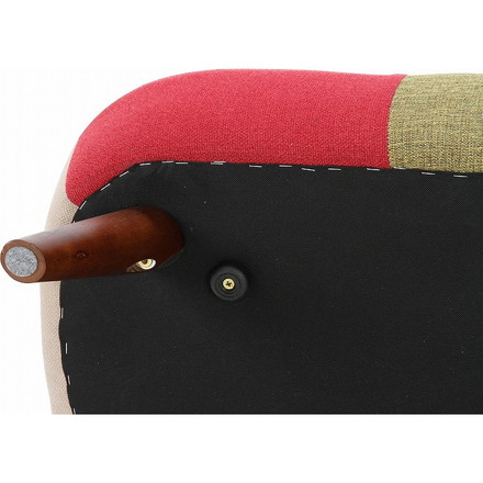 ソファ2p パッチワーク W1230×D670×H680mm 360mm ポリエステル おしゃれ