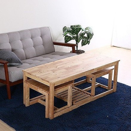 Natural Signature ネストテーブル W1200×D500×H450mm