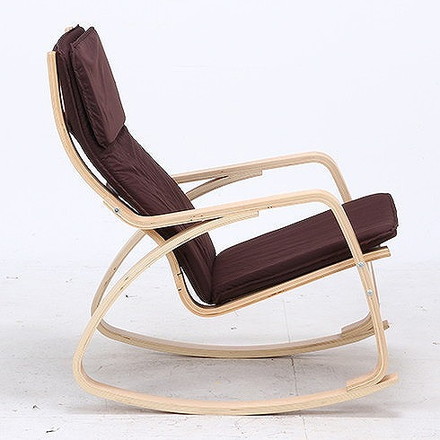 リラックスチェアー スリム ロッキングタイプ W670×D960×H900mm 480mm 綿35 ポリエステル65